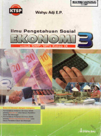 Image of Ilmu pengetahuan sosial : ekonomi 3 untuk smp/mts kelas ix