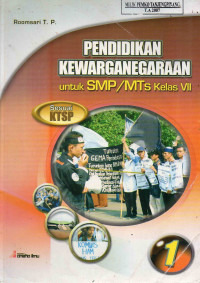 Image of Pendidikan kewarganegaraan  1 untuk smp / mts kelas vii