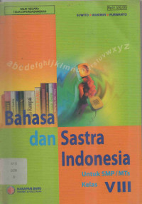 Image of Bahasa dan sastra indonesia untuk smp / mts kelas viii
