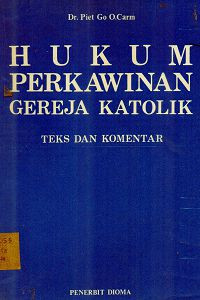 Image of Hukum perkawinan gereja katolik : teks dan komentar