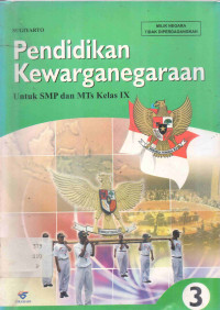 Image of Pendidikan Kewarganegaraan 3 untuk smp dan mts kelas ix