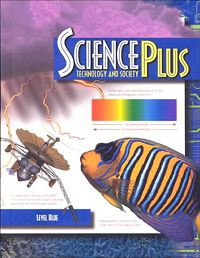 Image of Science plus technology and society level blue