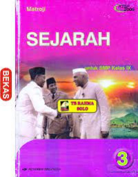 Image of Sejarah 3 untuk smp kelas ix